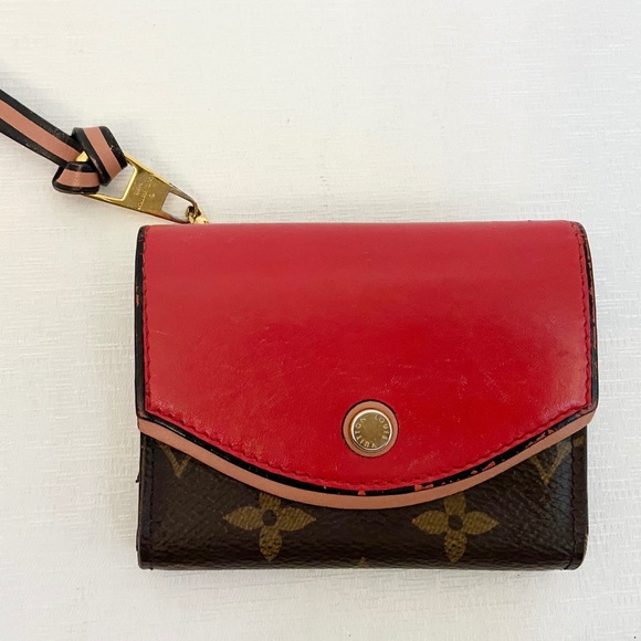 Louis Vuitton Monogram Red Portefeuille Tuileries Compact Trifold Wallet w/ COA - Picture 16 of 16